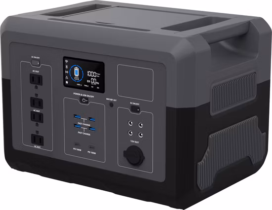 Centrale électrique portative 1200W, stockage d'énergie d'urgence extérieur