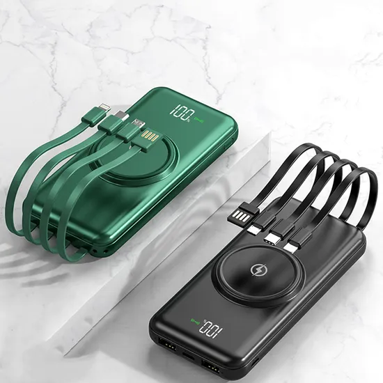 Chargeur portable, banque d'alimentation 10 000 mAh, construit