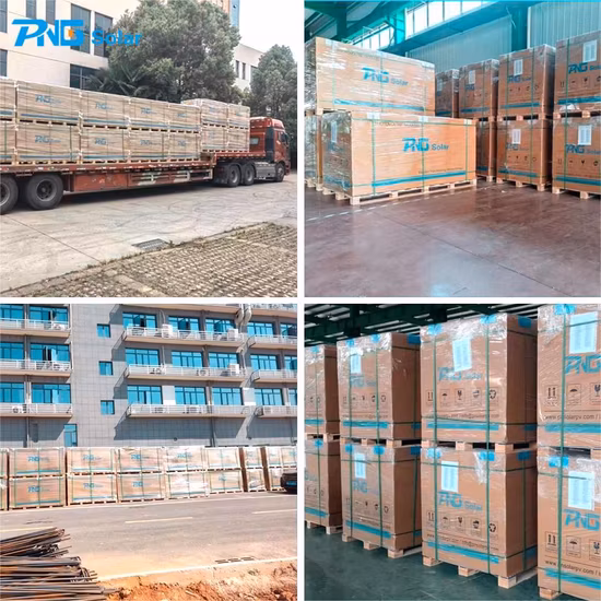 Panneau solaire PNG 535W, module solaire 540W 545W 550W, module PV, demi-cellule 182mm